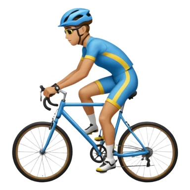 cyclist sticker