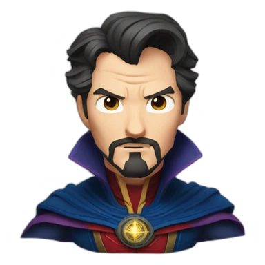  Doctor Strange marvel face emoji sticker