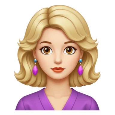 70s 80s single women sticker