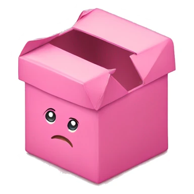 pink box with words that say ok sticker