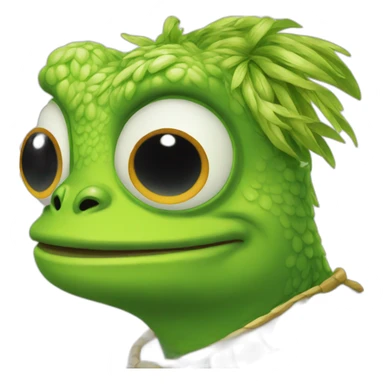 pepe la rana feliz sticker