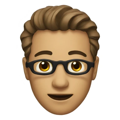 actor with mask sticker