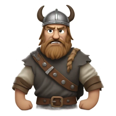 Exasperated Viking  sticker