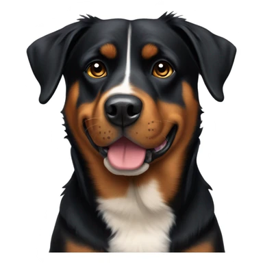 rottweiler and australian shepard mix sticker