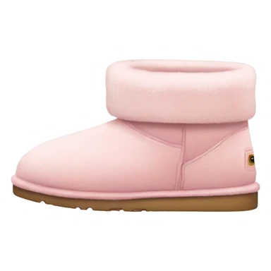 light pink ugg slippers  sticker