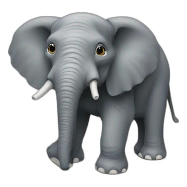 elephant in the room sticker