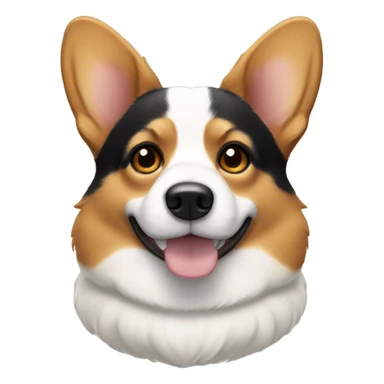 Tri-color corgi sticker