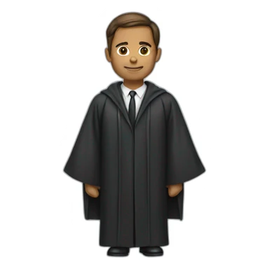 lawyer Wearing a robe sticker