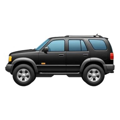 An SUV that has muscles sticker