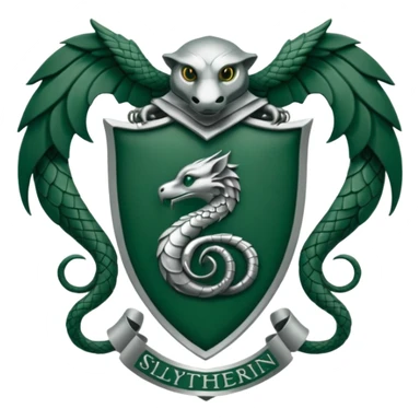 Slytherin crest sticker
