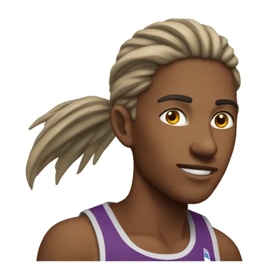 Cross country runner sticker