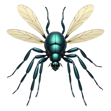 Create a highly polished, 3D game UI–style illustration of a   FLY sticker