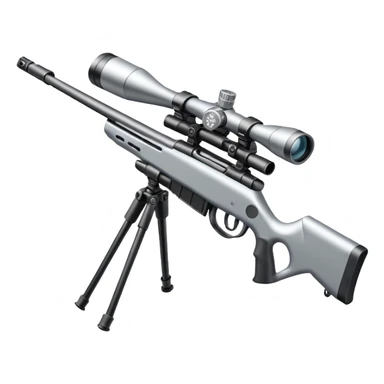 Silver sniper sticker