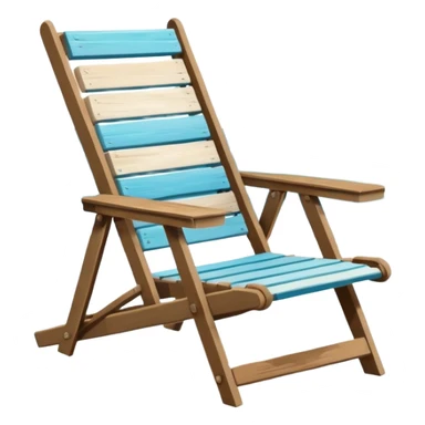 Seating at beach sticker