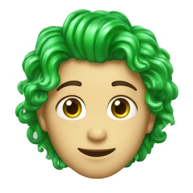 Un corazon verde con brillitos que diga te amo  sticker