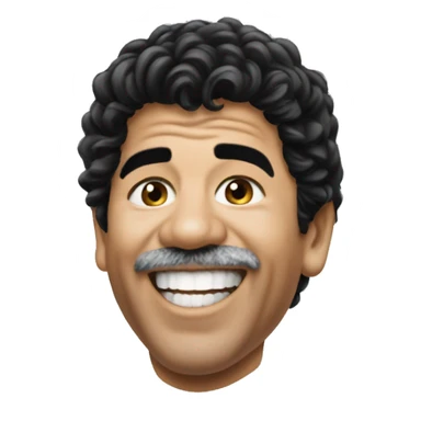 maradona smile sticker