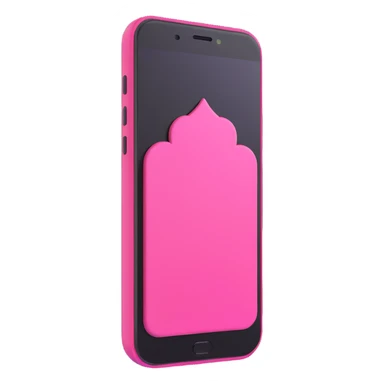 pink gothic smartphone sticker