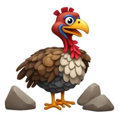 Turkey selling rocks sticker