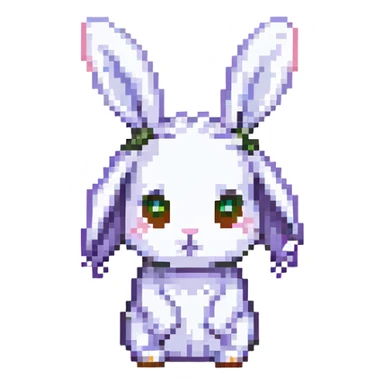 A sad bunny sticker