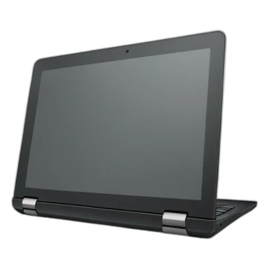 black laptop screen sticker