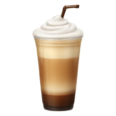 Iced coffe latte  sticker