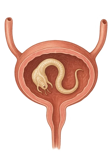 parassita nella vescica sticker