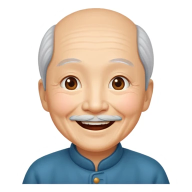 old chinese showing Joy - feeling of great happiness and pleasure sticker