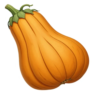 dried pale butternut squash  sticker