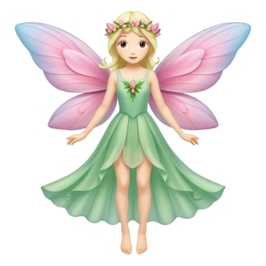 Tulip wings,Flower Fairies. sticker