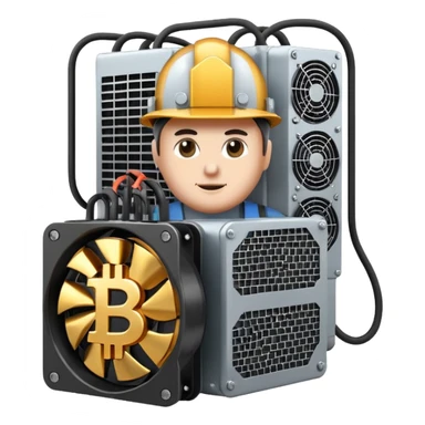 asic bitcoin miner sticker