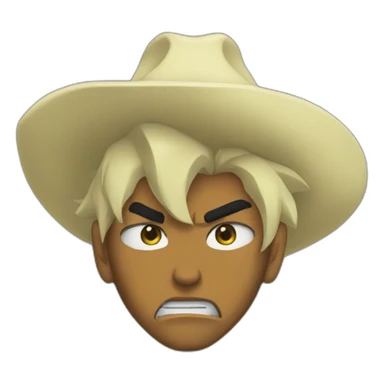 Cowboy bebop angry sticker