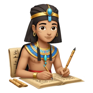 escriba egipcio sticker