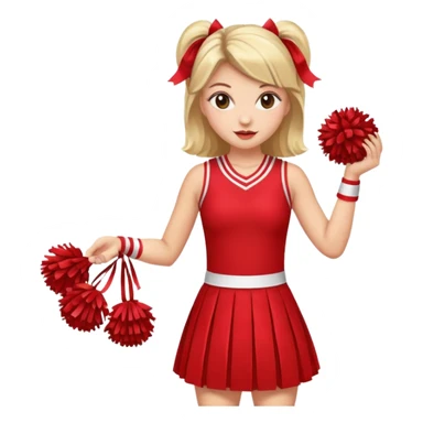 cheer leader dress sticker