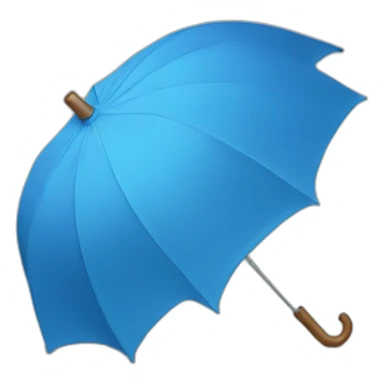 blue umbrella broken sticker