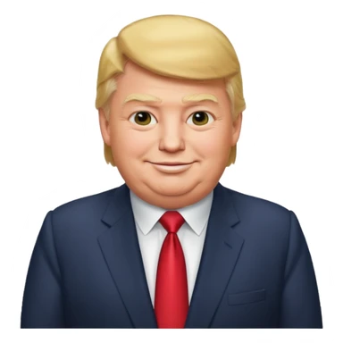 Fat Donald trump sticker