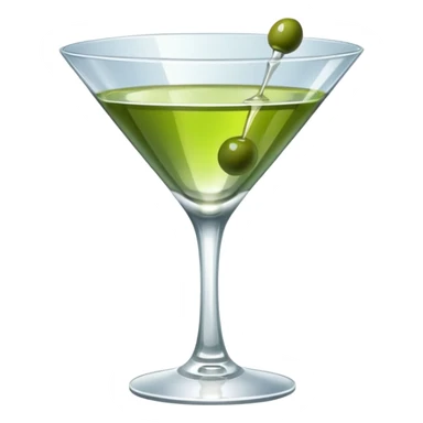 martini glass sticker