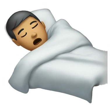 Sleeping and drooling  sticker