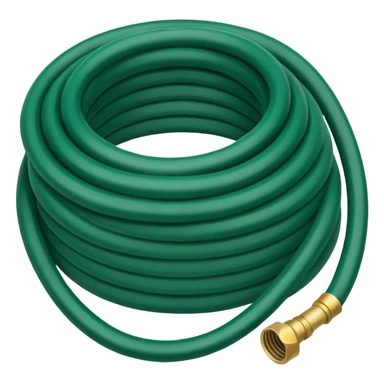 water hose dark green  sticker
