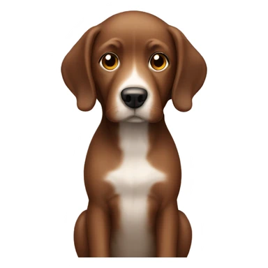 Water dog  brown sticker