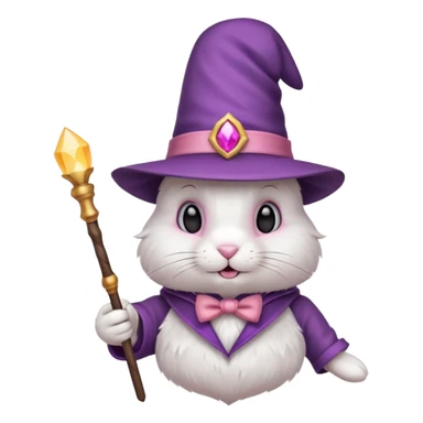 Rabbit with magician’s hat
 sticker