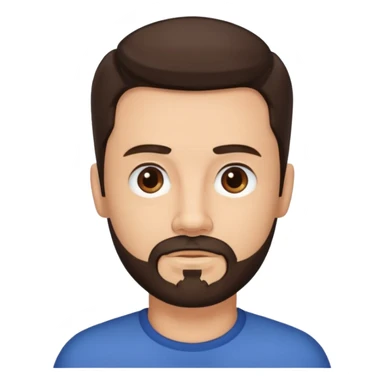 goatee beard sticker