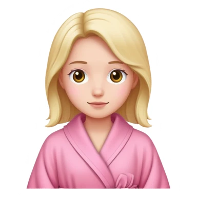 cute pink robe sticker