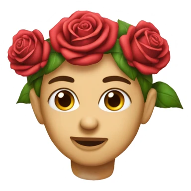 Rote mit rose sticker