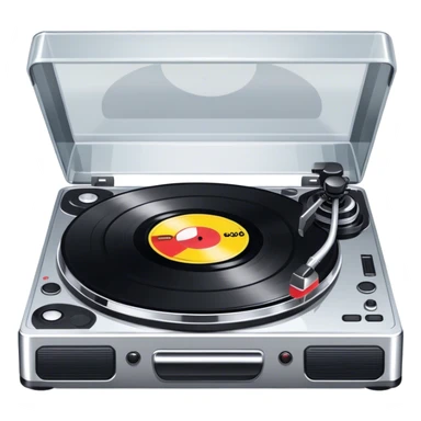 Two turn tables  sticker