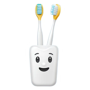 Tooth brush sticker