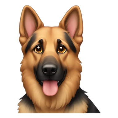 german sheppard  sticker