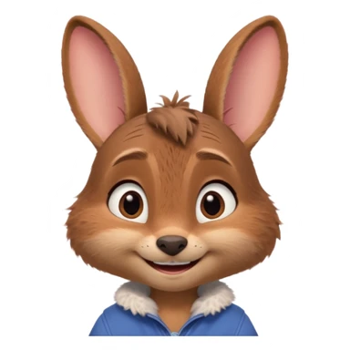 judy hopps from zootopia, pixar sticker