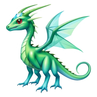 Shiny Exotic Flygon-Aurorus-Amaura-Hybrid-Creature sticker