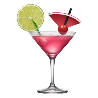 a cosmopolitan cocktail  sticker