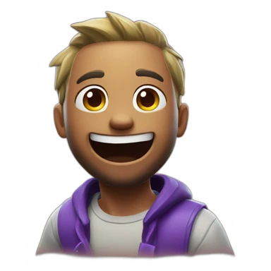 fortnite skin laughing tears sticker